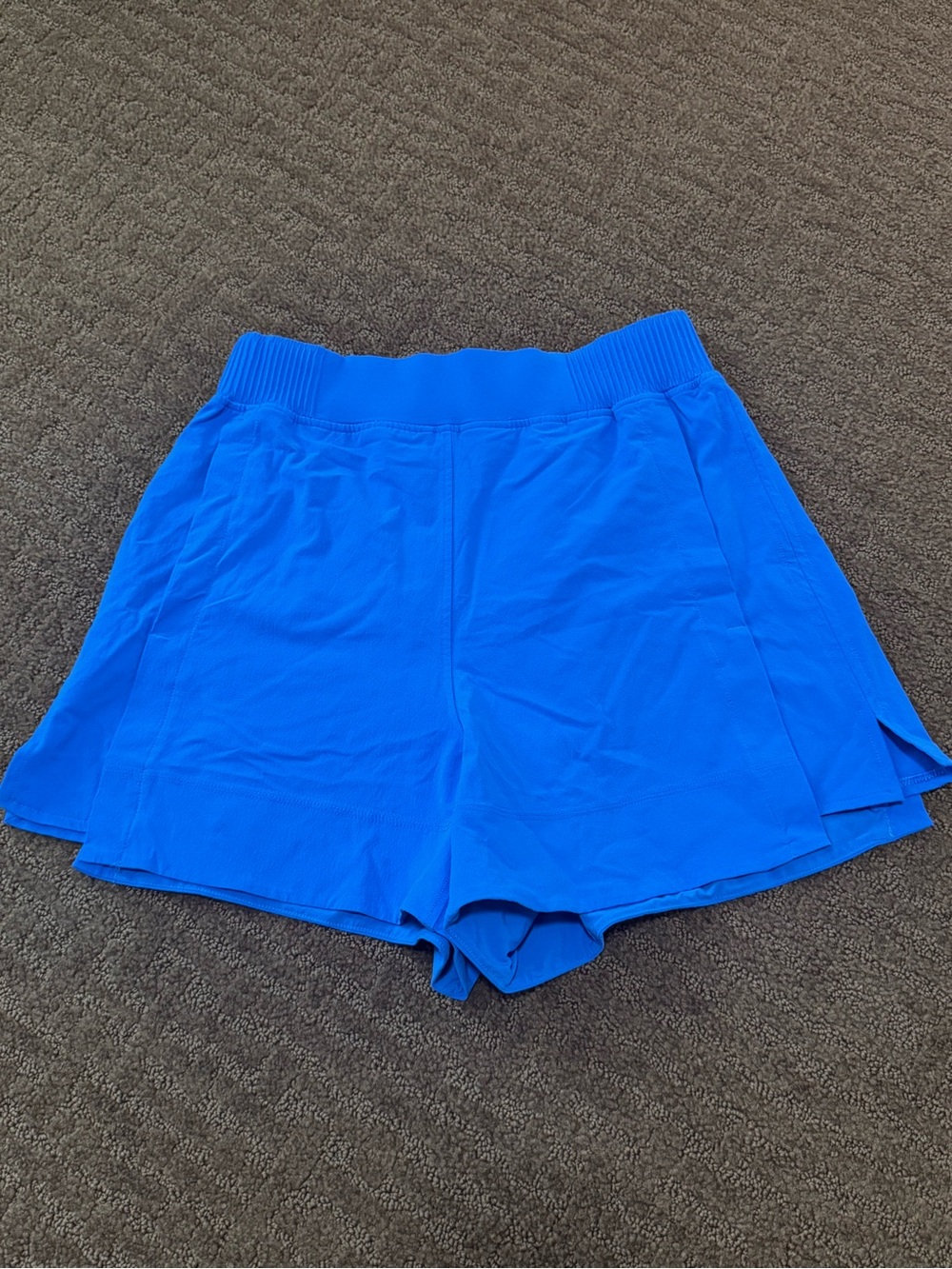 Lululemon Stretch Woven Relaxed-Fit High Rise 4" shorts-pipe dream blue sz small